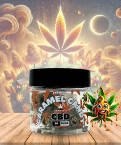 Flor de CBD Caramel Candy Premium - 3 gramas